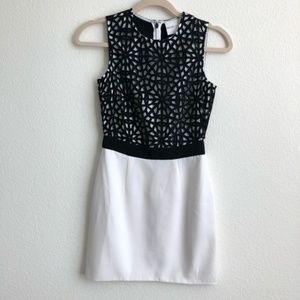 Asos PETITE laser cut minidress